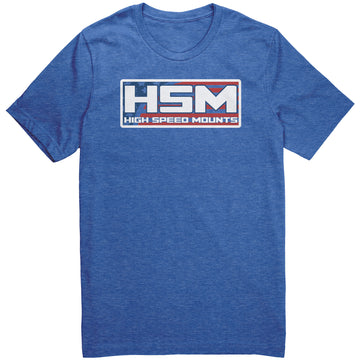 Buy heather-true-royal HSM Flag Logo t-shirt