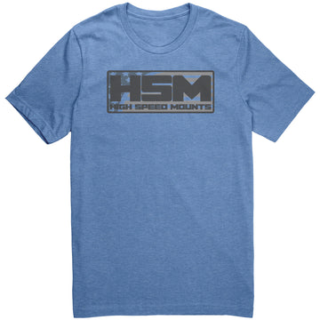 Buy heather-columbia-blue HSM Grey'd Out Flag T-shirt