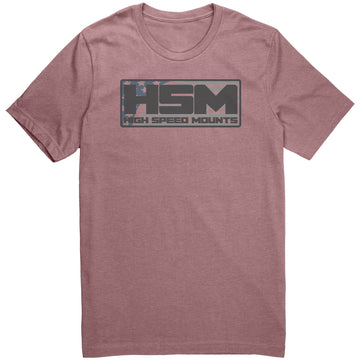 Buy heather-mauve HSM Grey'd Out Flag T-shirt