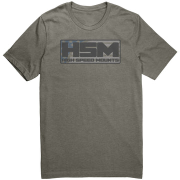 Buy heather-military-green HSM Grey'd Out Flag T-shirt