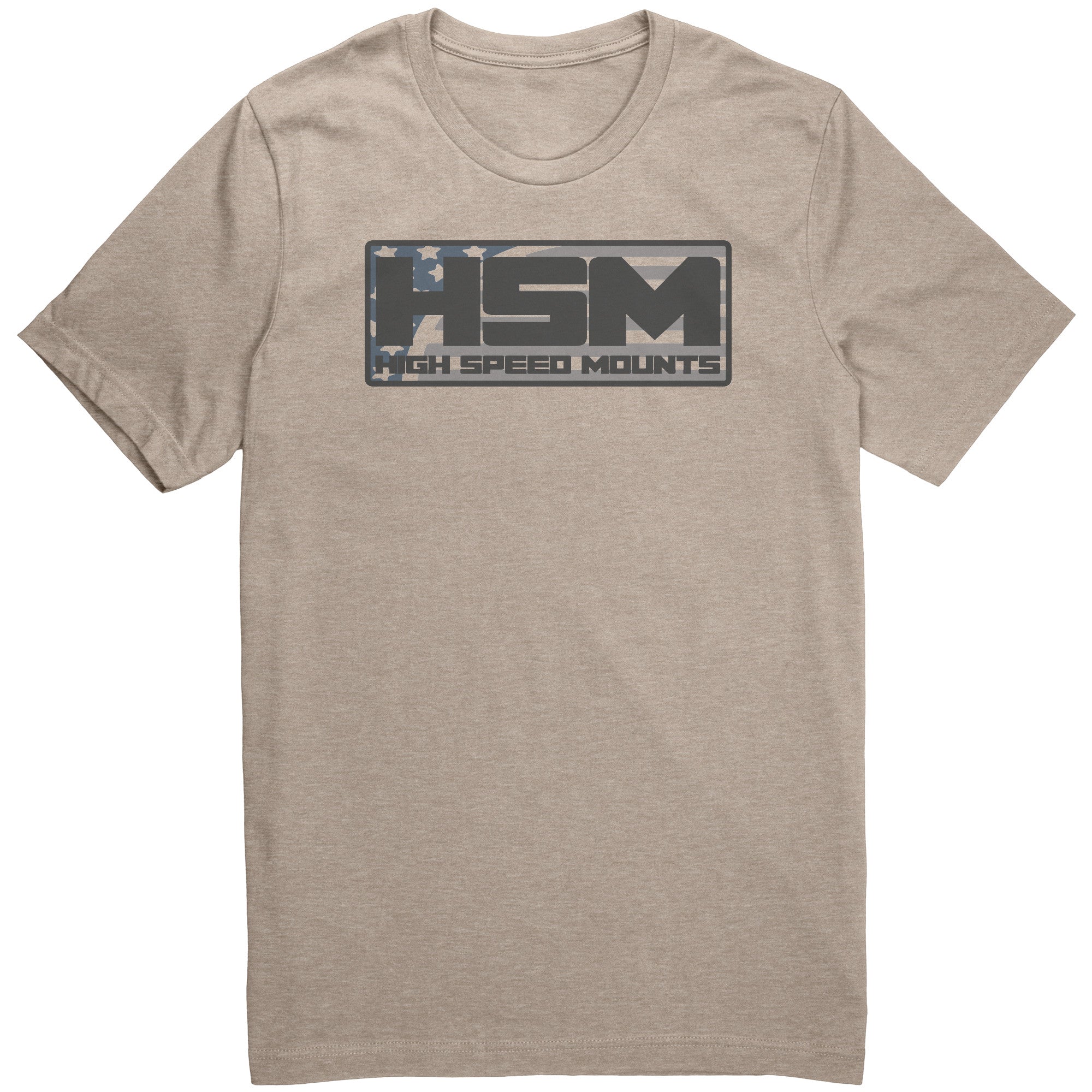 Buy heather-tan HSM Grey&#39;d Out Flag T-shirt