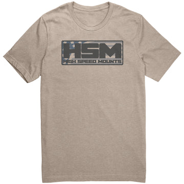 Buy heather-tan HSM Grey'd Out Flag T-shirt