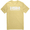 HSM_White_Logo_TShirt_Heather_Yellow_Front_Mockup.png