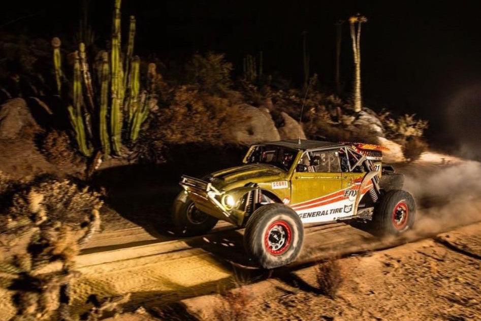 Baja 1000 ChampHernquist Motorpsorts with MINI Race Mount